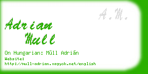 adrian mull business card